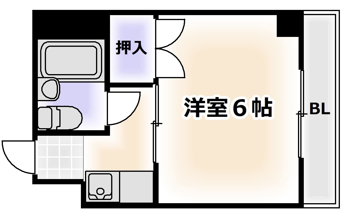 KCアビコの間取り