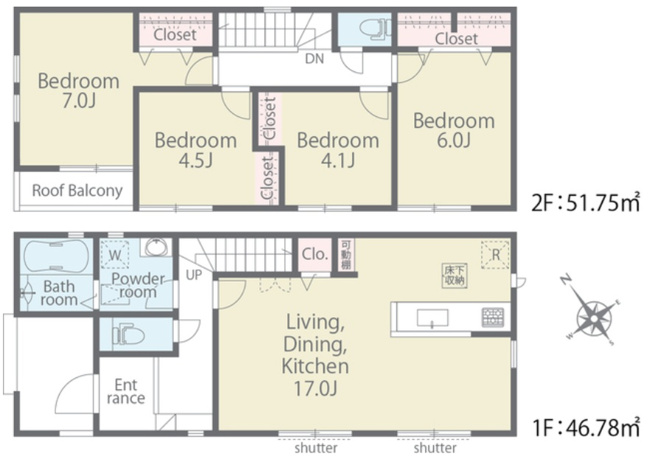 【間取り】 | 市原市五井西７丁目01期