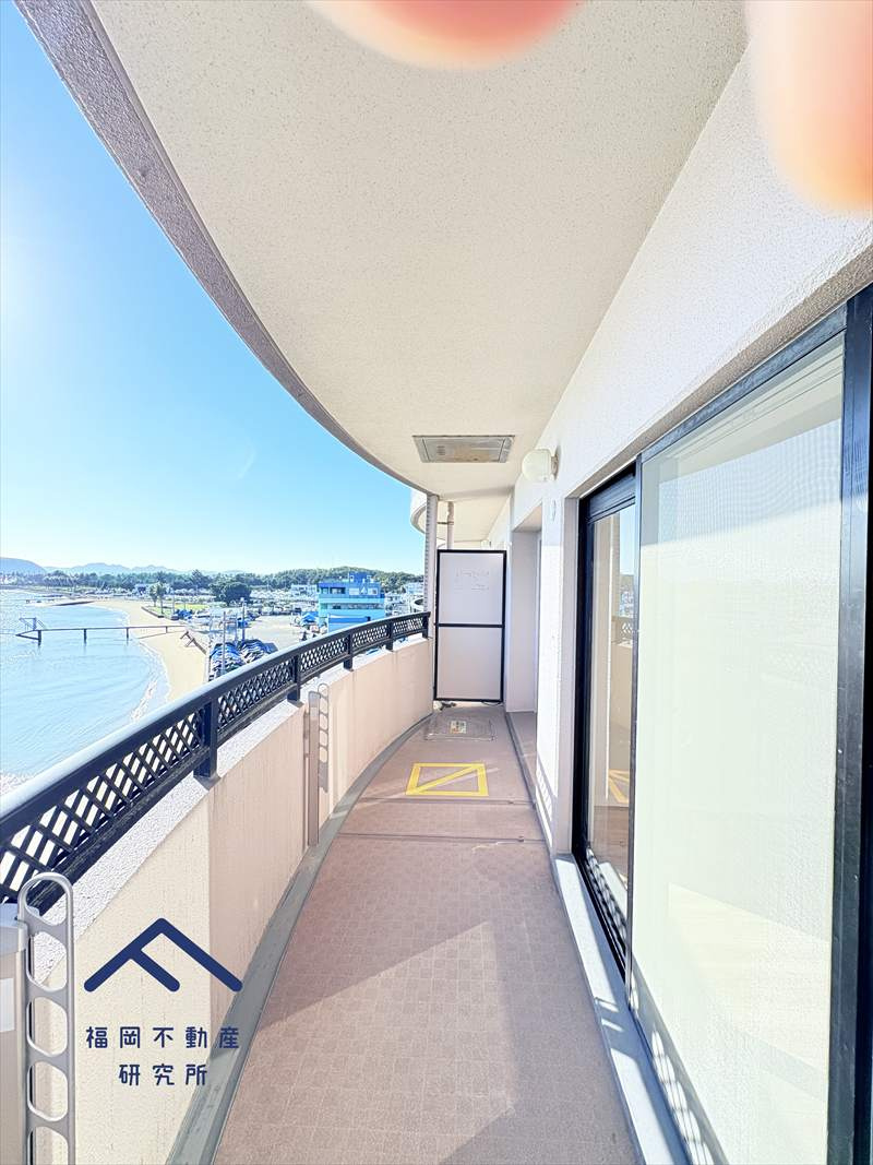 アンピール海の中道IIのバルコニー