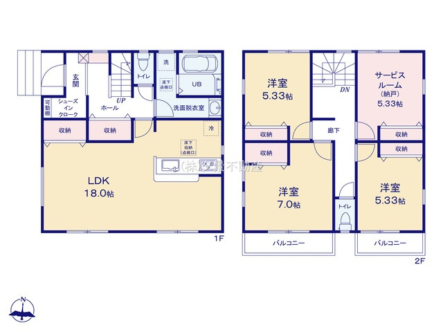 《仲介手数料無料》岩槻区並木１丁目12-5(全1戸)新築一戸建てリーブルガーデン