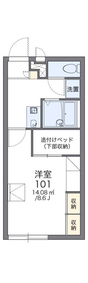 【間取り】 | レオパレスアルジャン
