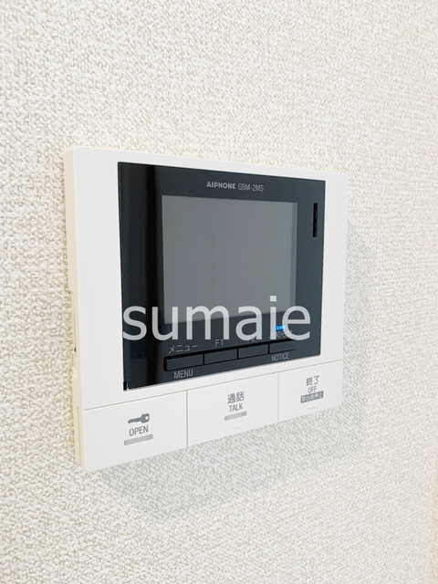 メゾン・ド・アヴニールのセキュリティ|モニター付きインターホンです