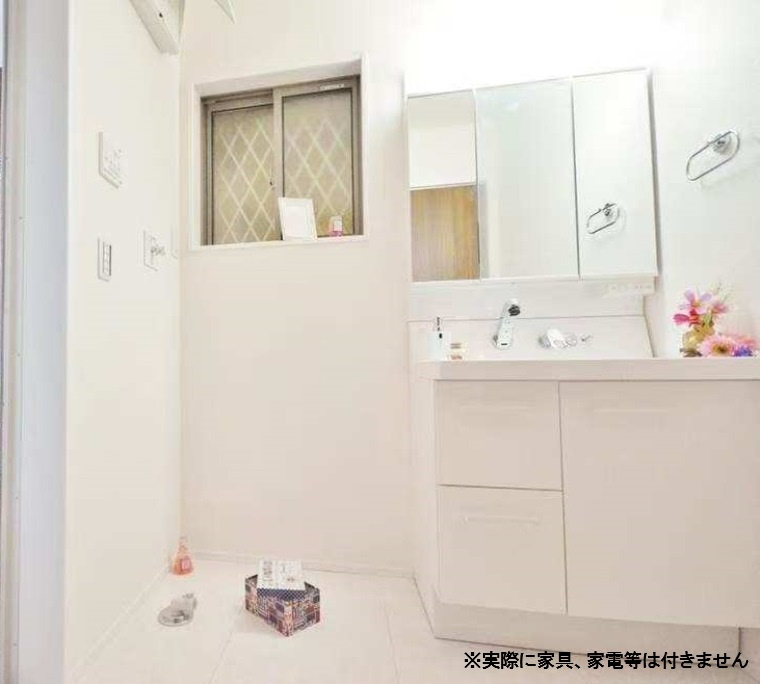 堀の内町戸建の洗面所