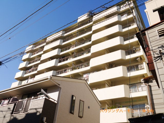 【外観】 | 池袋第２ヒルハイム | 陽光浴びる外観がシンプルな外観をより際立たせ、人々の記憶に存在感を植え付けます。