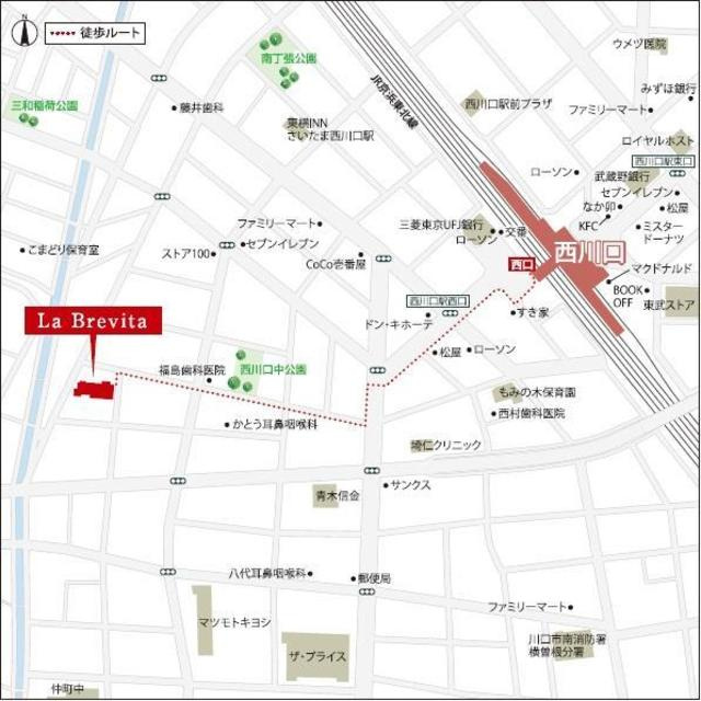 ＬａＢｒｅｖｉｔａの地図