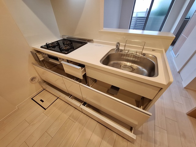 ＴＯＰ　ＨＩＬＬＳ　御殿山のキッチン|★グリル付3口ガスシステムキッチン★