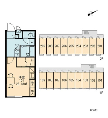 【区画図】 | レオパレスドウージェム