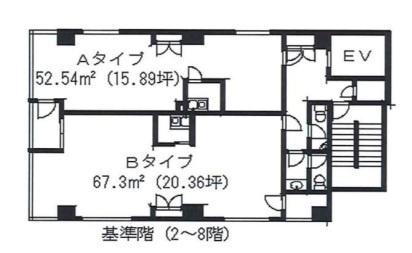 西天満FUKUEビルの間取り