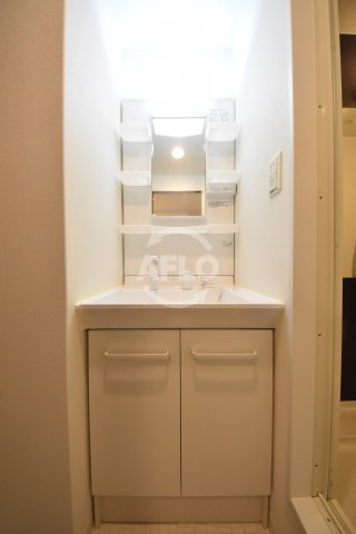 カサベージュ天神橋の独立洗面台|カサベージュ天神橋　独立洗面台