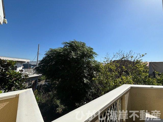 藤沢市辻堂東海岸2丁目　中古戸建の展望|湘南の空と風を感じる、開放感あふれる眺望（バルコニーからの眺望）