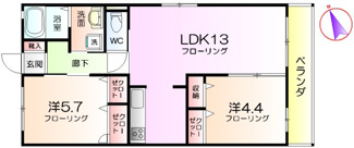 【間取り】 | アーベインカーサ賑町