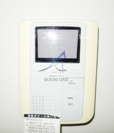 アルテールA棟のセキュリティ|モニター付きインターホンです。