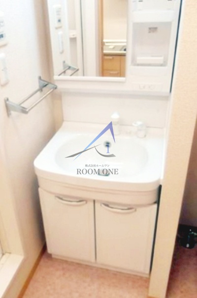 アルテールA棟の洗面所|洗面台です。