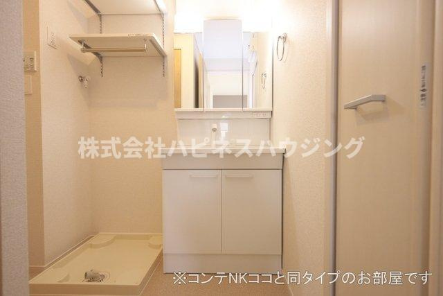 ヤングウッズ柏の葉Ⅰの洗面所|※同施工会社の別物件イメージ画像です