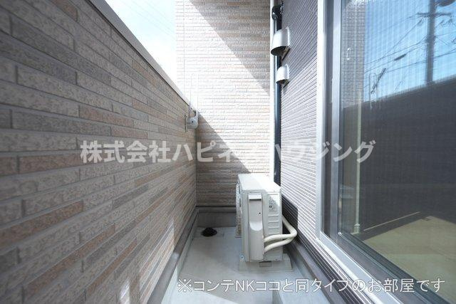 ヤングウッズ柏の葉Ⅰのバルコニー|※同施工会社の別物件イメージ画像です