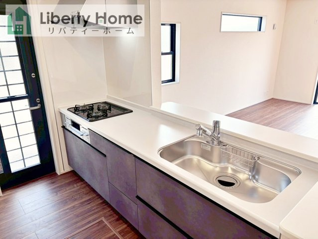 ひたちなか市足崎20期　新築戸建　3号棟のキッチン