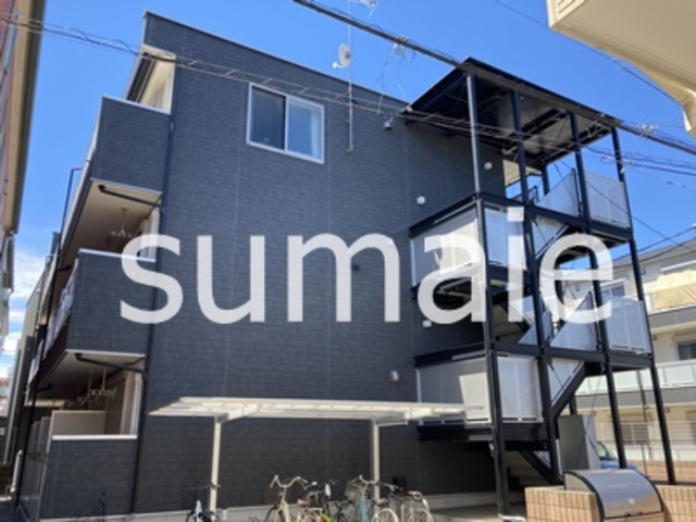 リブリ・ゆり本町の外観|オシャレな外観です。