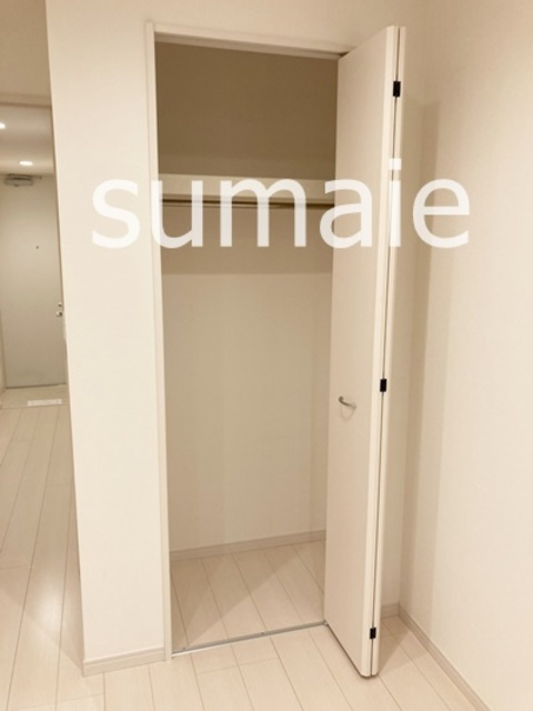 リブリ・ゆり本町の収納|クローゼットタイプの収納です。