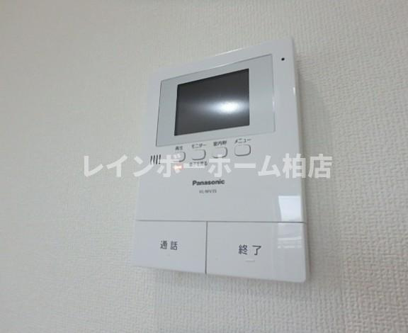 特典：仲介手数料が無料です!!のセキュリティ|モニタ付インターホンです