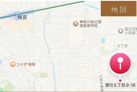 【地図】 | 小田原市酒匂５丁目　築浅中古戸建　酒匂小学校まで徒歩3分