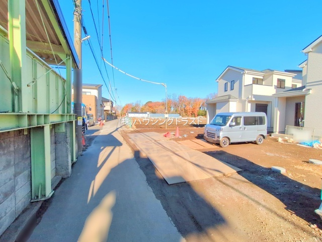 仲介手数料無料　ハートフルタウン所沢北原町・新築全5棟の前面道路含む現地写真