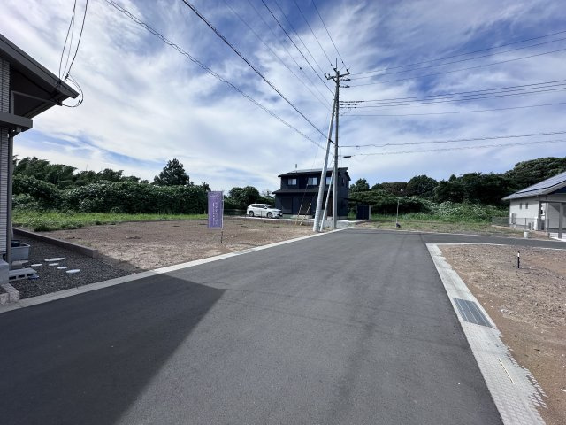 龍ケ崎市白羽４丁目の売地の外観|陽当たり・風通しも良好。ぜひ現地でご体感ください。