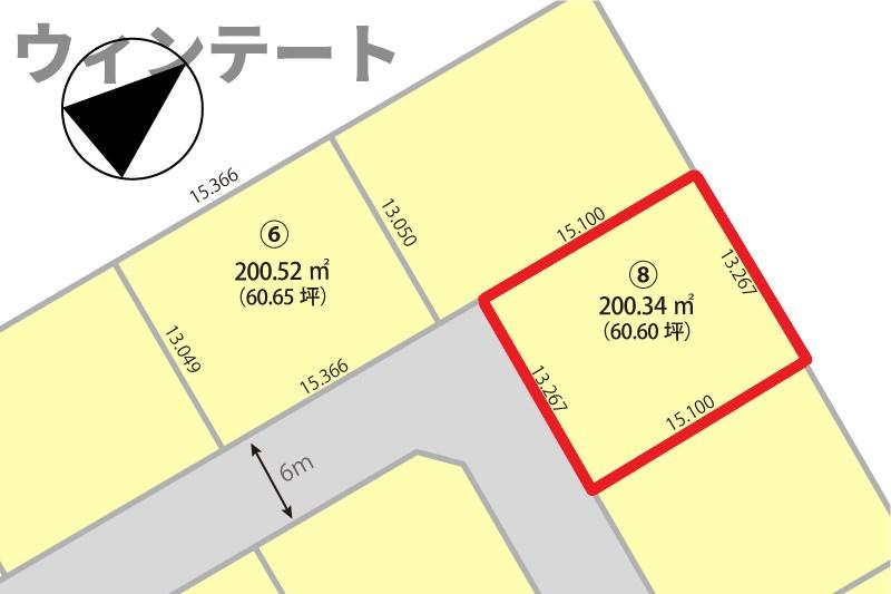 龍ケ崎市白羽４丁目の売地の土地図|事前ご予約で営業時間外でもご案内が可能です！お気軽にお問い合わせください！