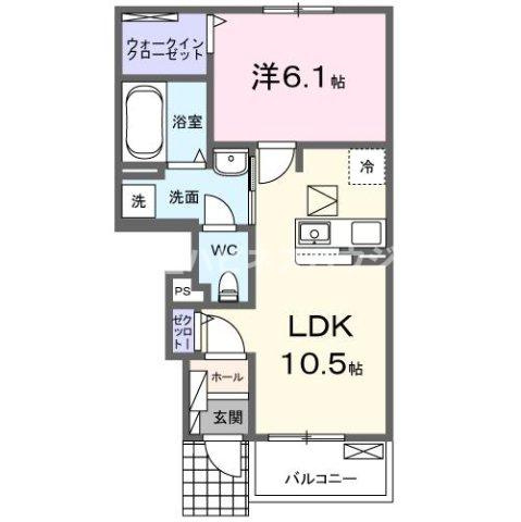 ヤングウッズ柏の葉Ⅱの間取り|※同施工会社の別物件イメージ画像です
