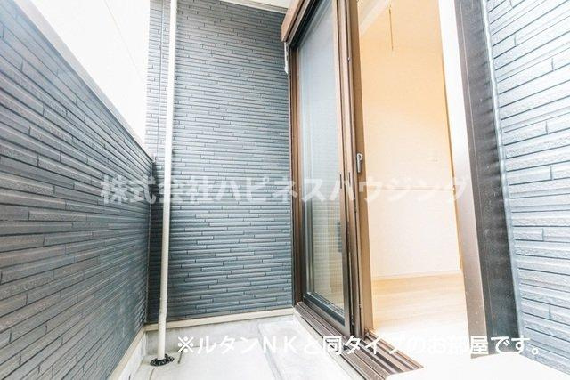 ヤングウッズ柏の葉Ⅱのバルコニー|陽当たり良好なバルコニーです
※同施工会社の別物件イメージ画像です