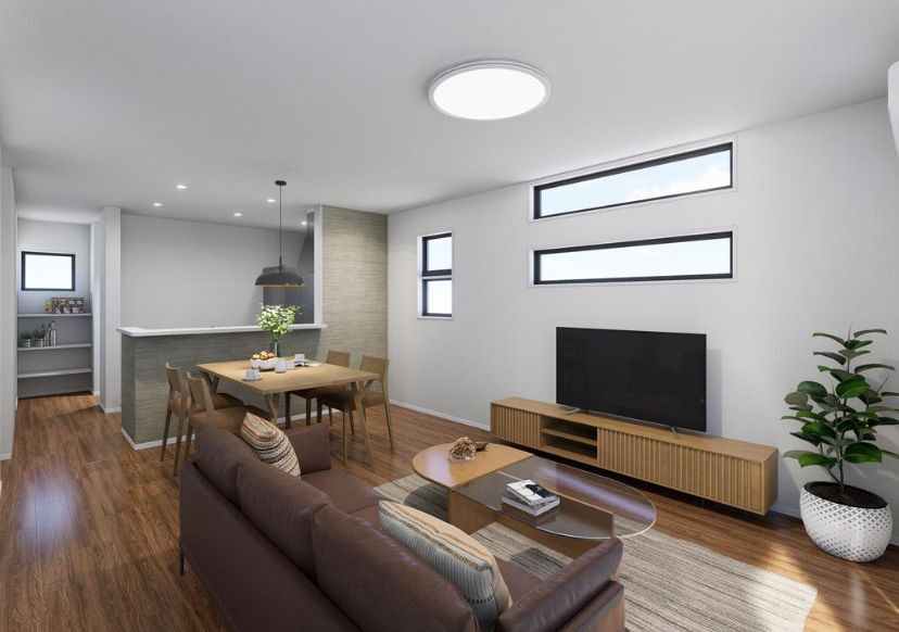 仲介手数料無料　Livele Garden.S 入間市下藤沢第8期　全２棟の完成予想図