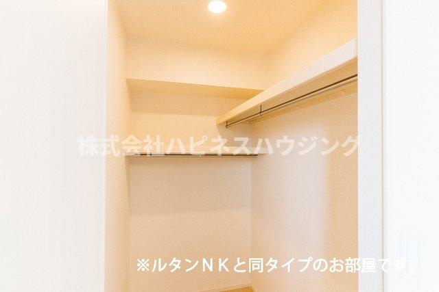 ヤングウッズ柏の葉Ⅱの収納|専用の収納スペースです
※同施工会社の別物件イメージ画像です