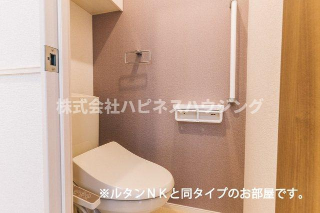 ヤングウッズ柏の葉Ⅱのトイレ|トイレもきれいです
※同施工会社の別物件イメージ画像です