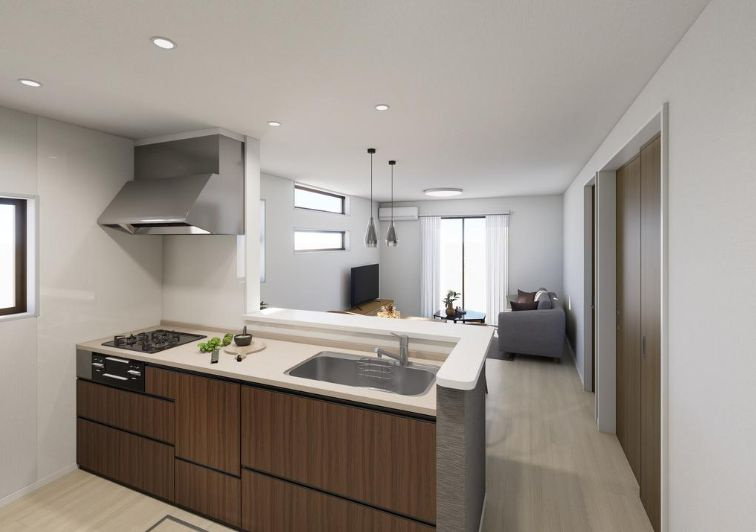 Livele Garden.S 入間市下藤沢第8期　全２棟の完成予想図