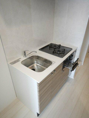 【キッチン】 | ガーラ・プレシャス東大島 | ２口コンログリル付システムキ… 