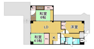 フォルムレジデンス東園田の間取り