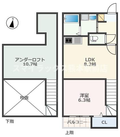 アドバンスＩＫＥＮＯＵＥの間取り