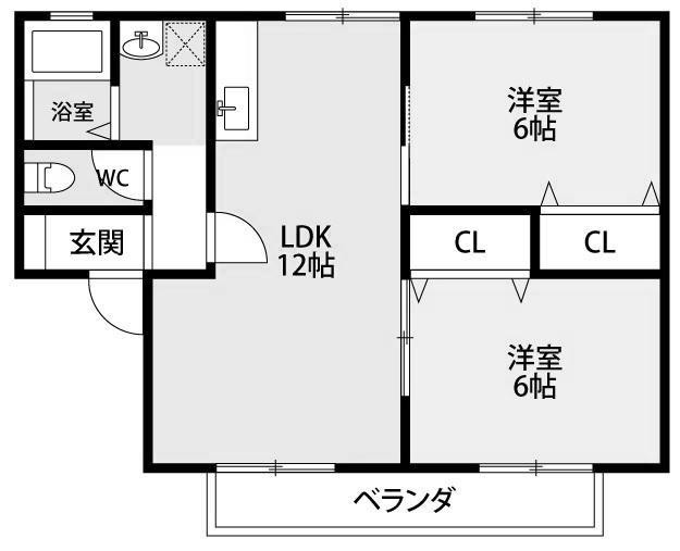 ドミール・ミネＡ棟の間取り