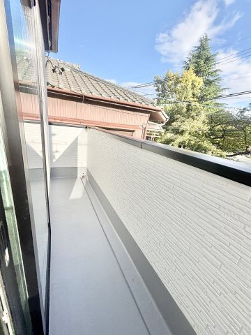 【仲介手数料無料／名古屋市中川区】中川区野田2期　Terrechez　新築戸建　1号棟のバルコニー