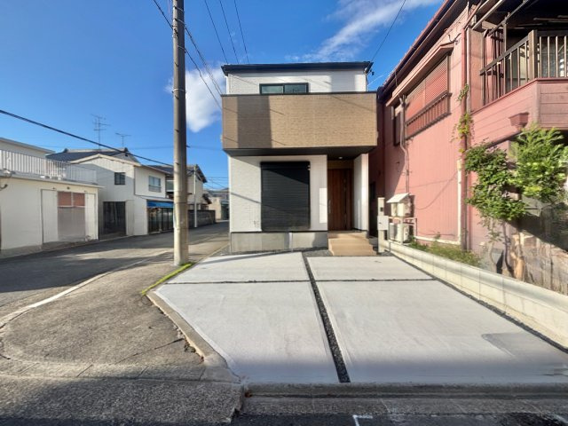 【仲介手数料無料／名古屋市中川区】中川区野田2期　Terrechez　新築戸建　1号棟の前面道路含む現地写真