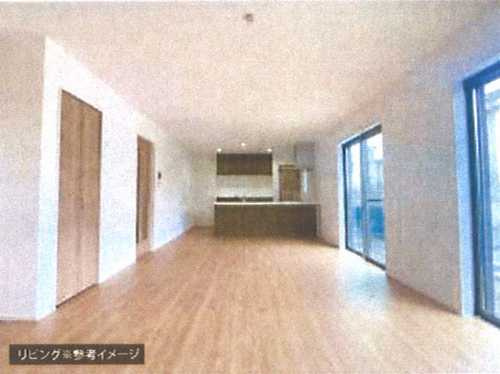 横浜市港北区篠原北1丁目2期　新築戸建全2棟　1号棟の居間・リビング