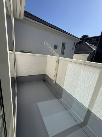 【バルコニー】 | 福岡市中央区笹丘2丁目1期　3号棟（全5棟）【仲介手数料無料・0円】 | 施工例。施工例は完成時と異なる場合があります。