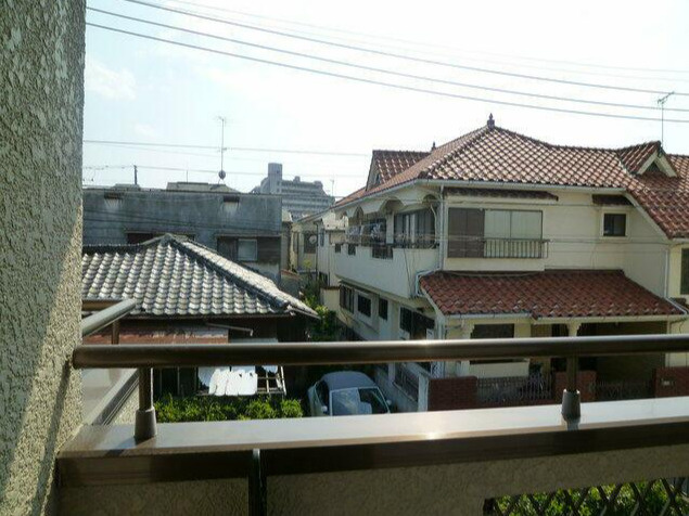 野沢パークハイツ　礼金0　バストイレ別　最上階の展望