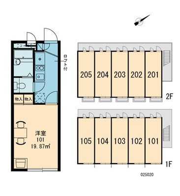 【区画図】 | レオパレスルミエールエスト