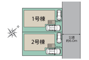 【区画図】 | 千葉市美浜区磯辺一丁目　新築分譲住宅２号棟 | 千葉市美浜区磯辺一丁目　２号棟