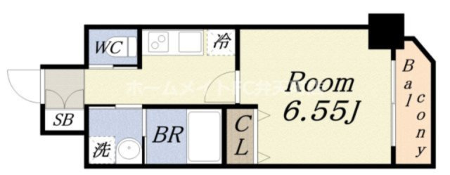 【間取り】 | クローバーグランツ弁天町