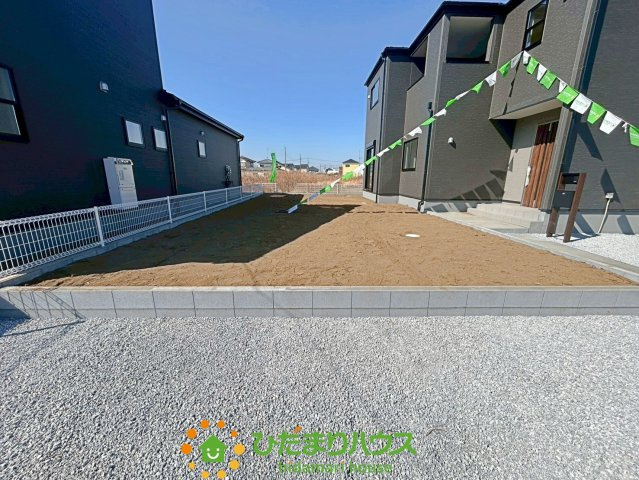 久喜佐間　新築一戸建て　01　リーブルガーデンの庭|BBQもできる大きな庭です！