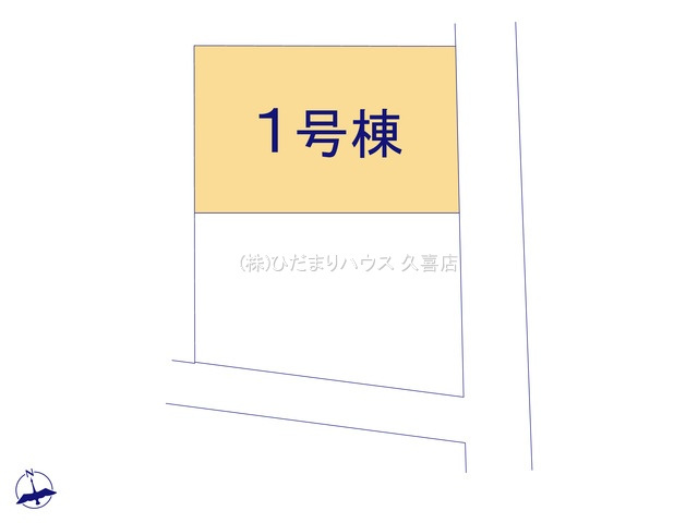 久喜佐間　新築一戸建て　01　リーブルガーデンの区画図|全2棟