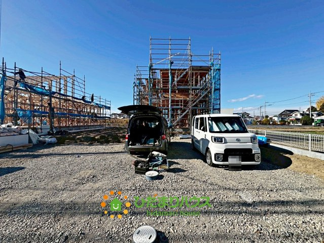 久喜佐間　新築一戸建て　01　リーブルガーデンの駐車場|2025/11/7　撮影
