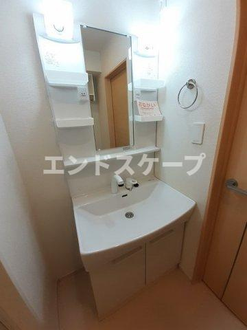 ルミナスローズⅡの洗面所|高崎、前橋のお部屋探しはエンドスケープまで！お客様の理想お聞かせ下さい♪