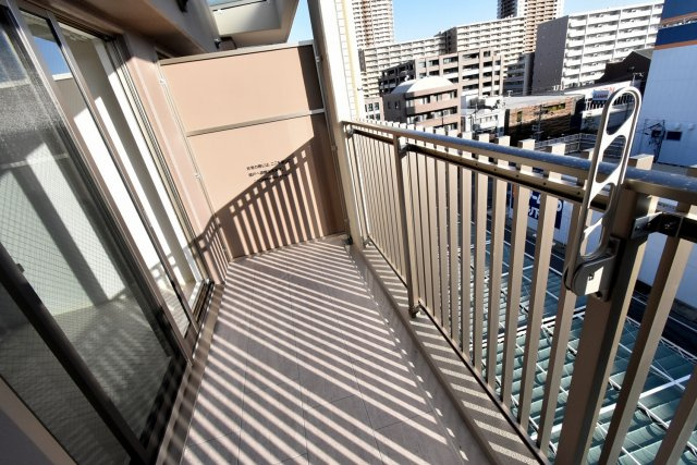 Bris西宮のバルコニー